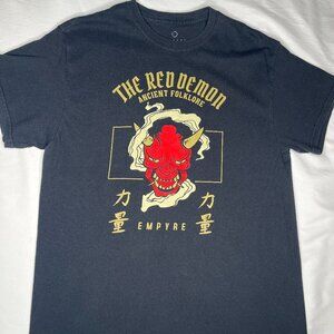 Empyre Red Demon Graphic T-Shirt Men’s Medium Japanese Folklore